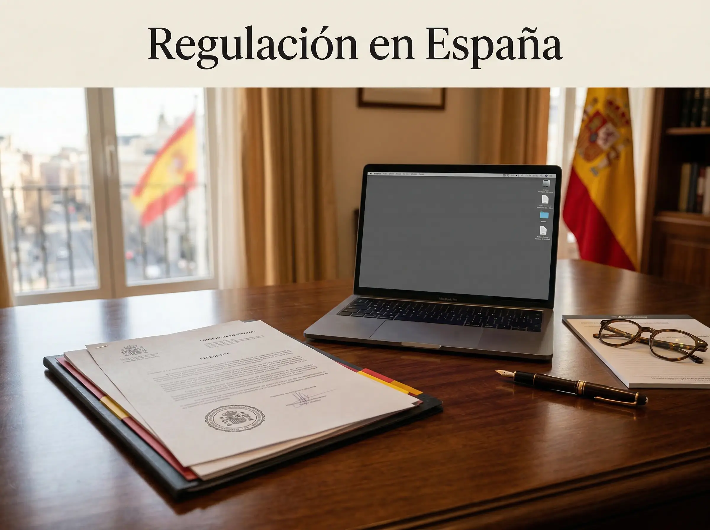 Documentos oficiales y sello de regulacion DGOJ para apuestas en Espana